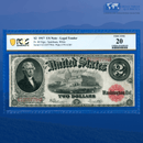 Fr.60 1917 $2 Two Dollars Bill "BRACELET REVERSE" Legal Tender Note, PCGS 20