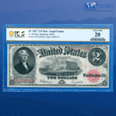 Fr.60 1917 $2 Two Dollars Bill "BRACELET REVERSE" Legal Tender Note, PCGS 20