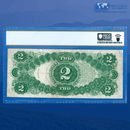 Fr.60 1917 $2 Two Dollars Bill "BRACELET REVERSE" Legal Tender Note, PCGS 25