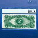 Fr.60 1917 $2 Two Dollars Bill "BRACELET REVERSE" Legal Tender Note, PCGS 55 PPQ