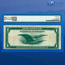 Fr.720 1918 $1 One Dollar FRBN Cleveland "GREEN EAGLE", PMG 25