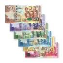 Ghana Banknote / Uncirculated Ghana Set of 6 Pcs 1-2-5-10-20-50 Cedis 2015(2016) | P-37-42