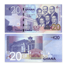 Ghana Banknote / Uncirculated Ghana Set of 6 Pcs 1-2-5-10-20-50 Cedis 2015(2016) | P-37-42