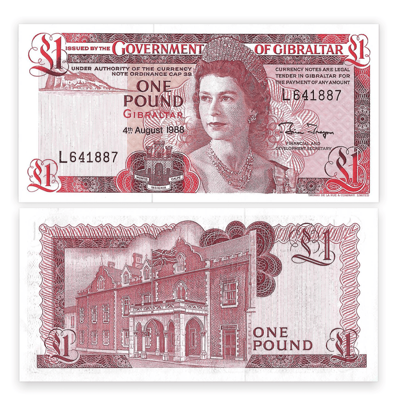 Gibraltar Banknote / Uncirculated Gibraltar 1988 1 Pound | P-20