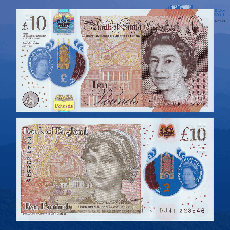 Great Britain Banknote / Uncirculated Great Britain 2016(2020) 10 Pounds | P-395b