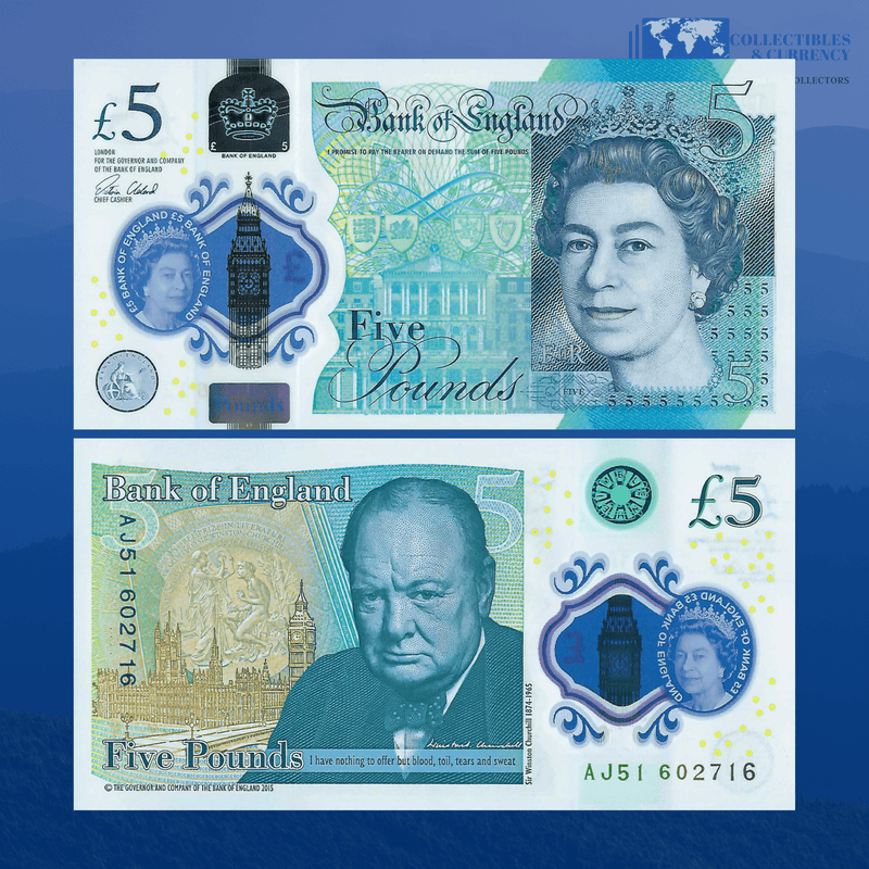 Great Britain Banknote / Uncirculated Great Britain 2016 5 Pounds | P-394