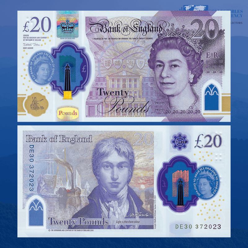 Great Britain Banknote / Uncirculated Great Britain 2018(2020) 20 Pounds | P-396a