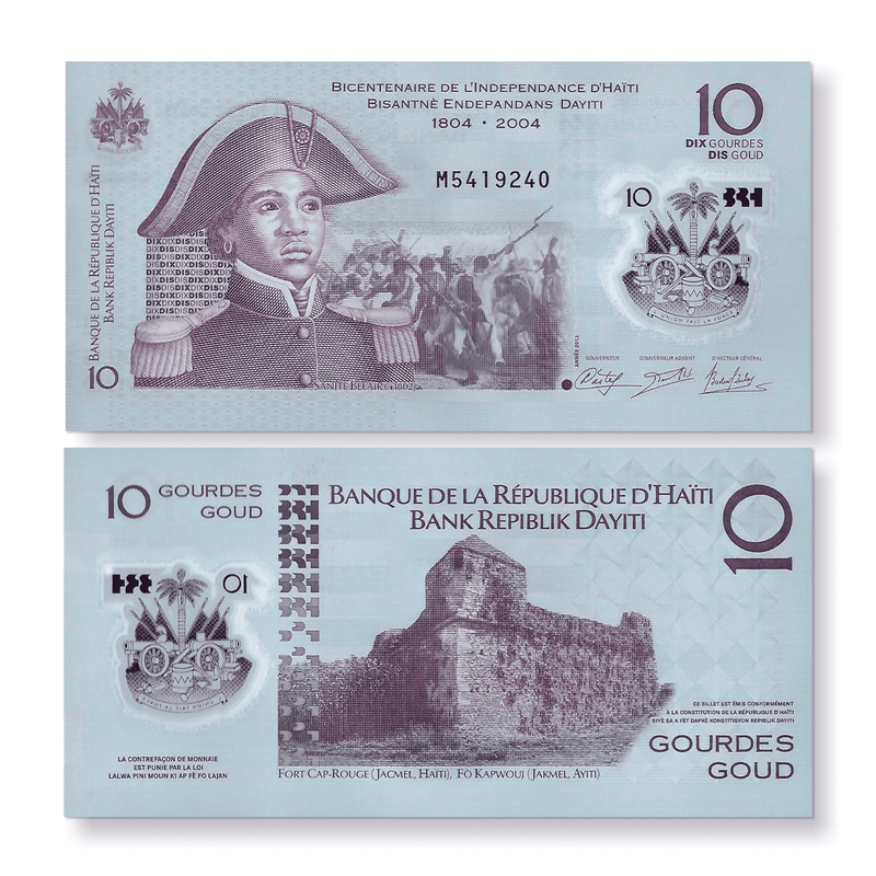 Haiti Banknote / Uncirculated Haiti 2013 10 Gourdes Commemorative Issue | P-279