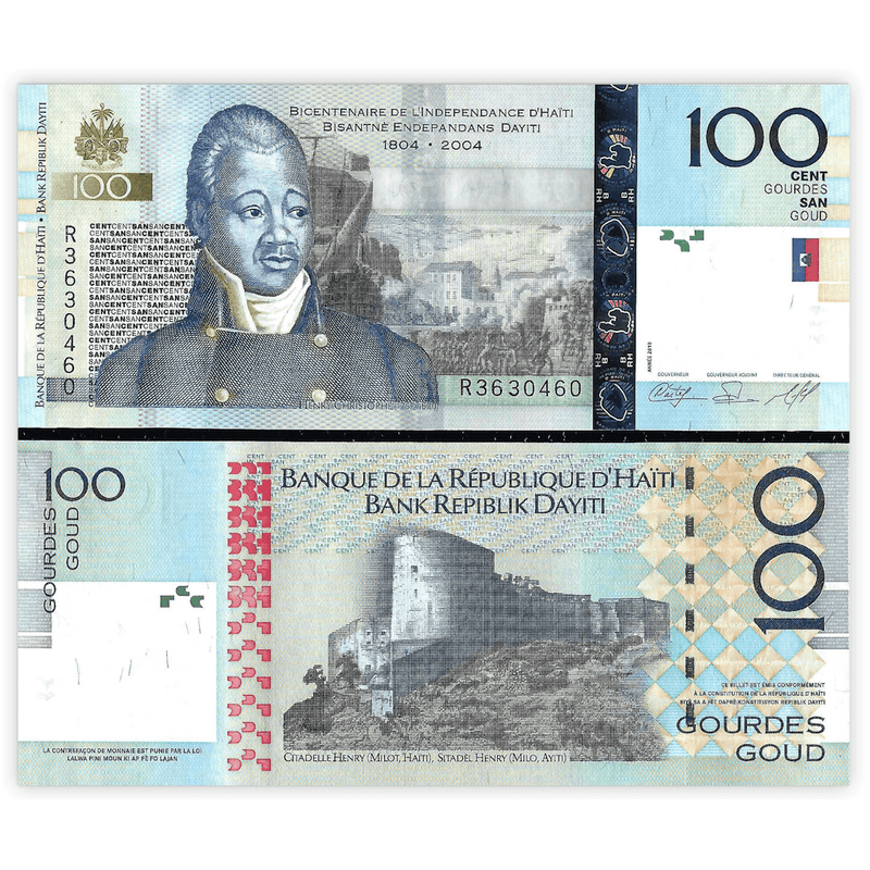 Haiti Banknotes / Uncirculated Haiti Set of 3 Pcs 10-50-100 Gourde