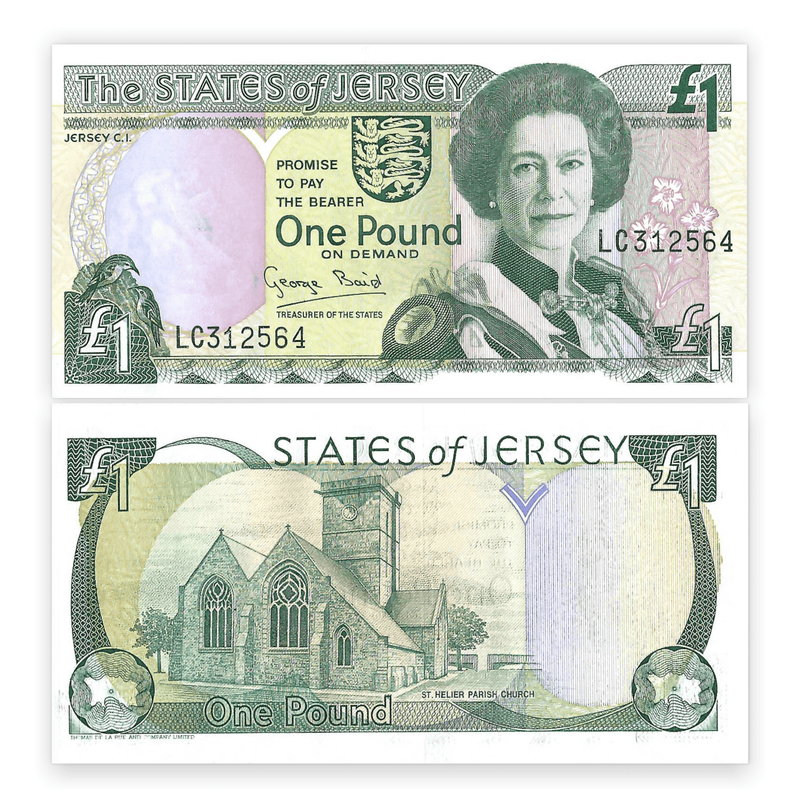 Jersey Banknote / Uncirculated Jersey 1993 1 Pound | P-20