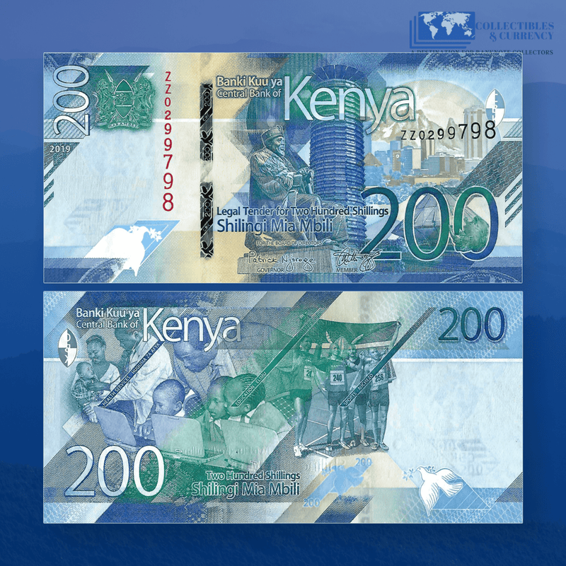 Kenya Banknote / Uncirculated Kenya 2019 200 Shillings Prefix ZZ | P-New