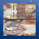 Kenya Banknotes / Uncirculated Kenya Set 5 Pcs 50-100-200-500-1000 Shillings 2019 | P-New