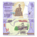 Madagascar Banknotes / Uncirculated Madagascar Set of 8 Pcs 2017 100-20.000 Ariary