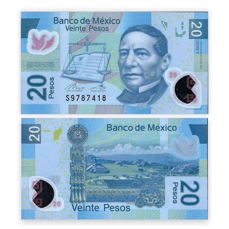 Mexico Banknote / Uncirculated Mexico 2016 20 Pesos | P-122N