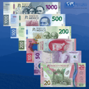Mexico Banknotes / Uncirculated Mexico Set 4 Pcs 20-50-100-200-500-1.000 Pesos 2021 | P-W132/W137