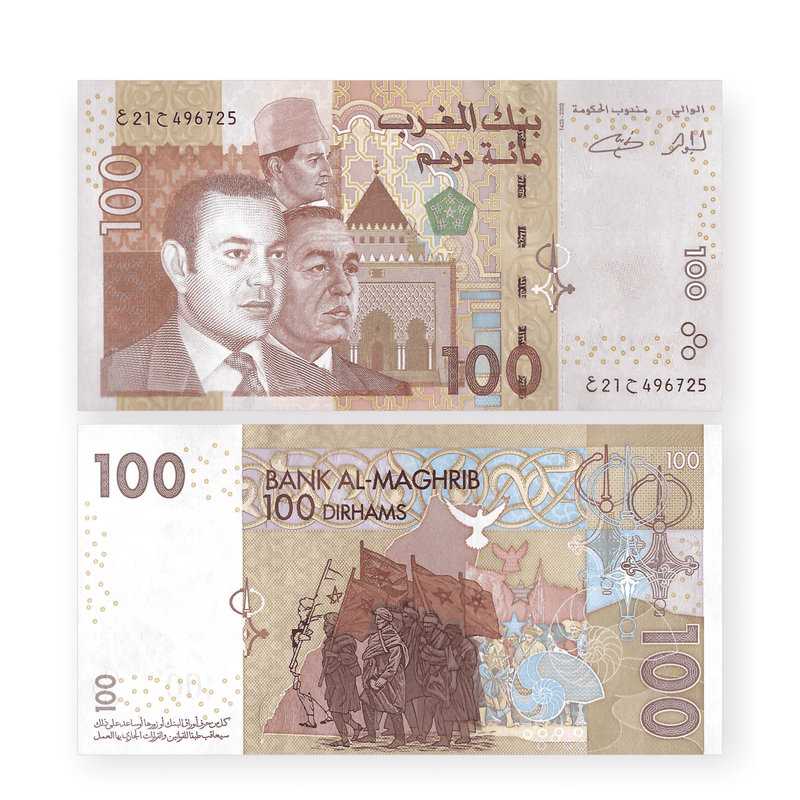 Morocco Banknote / Uncirculated Morocco 2002 100 Dirhams | P-70