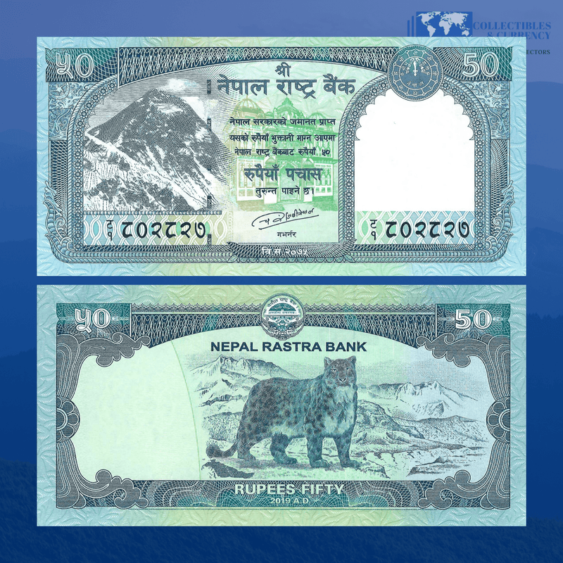 Nepal Banknotes / Uncirculated Nepal Set 7 Pcs 5-10-20-50-100-500-1.000 Rupees 2019/2020 | P-76/W82