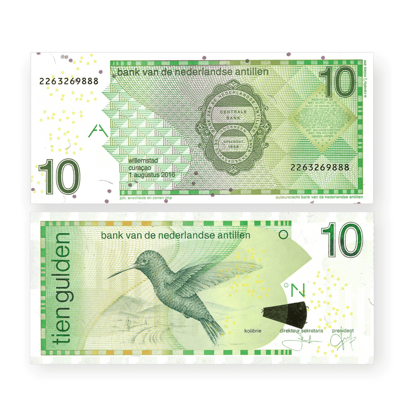 Netherlands Antilles Banknote / Uncirculated Netherlands 2016 10 Gulen | P-28h