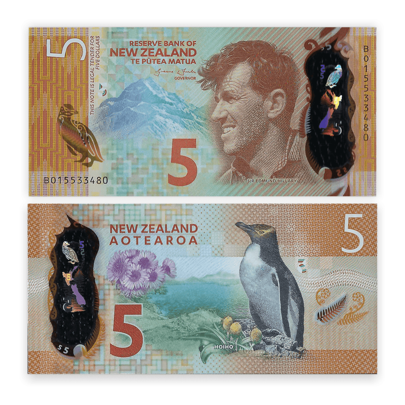 New Zealand Banknote / Uncirculated New Zealand 2015 5 Dollars | P-191
