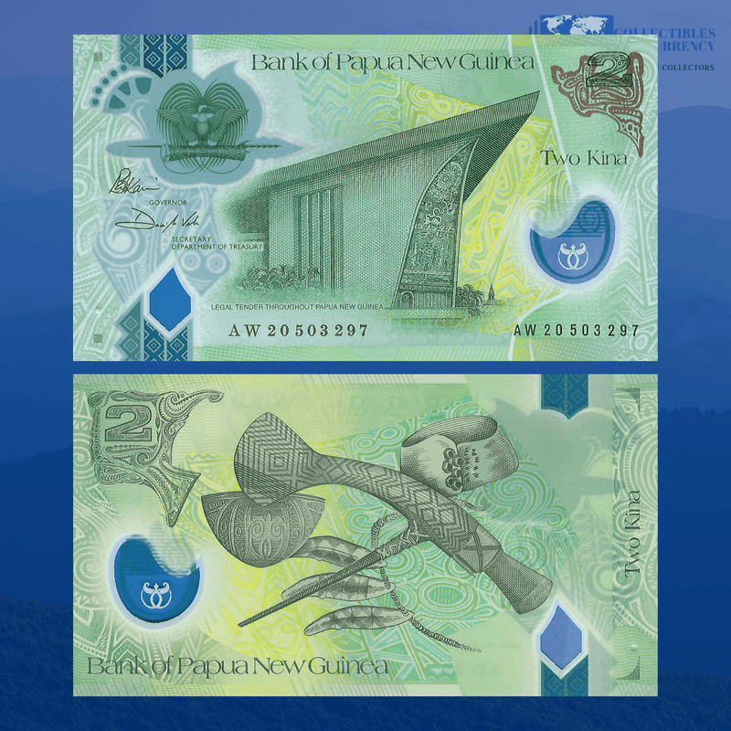 Papua New Guinea Banknote / Uncirculated Papua New Guinea 2020 2 Kina | P-W50