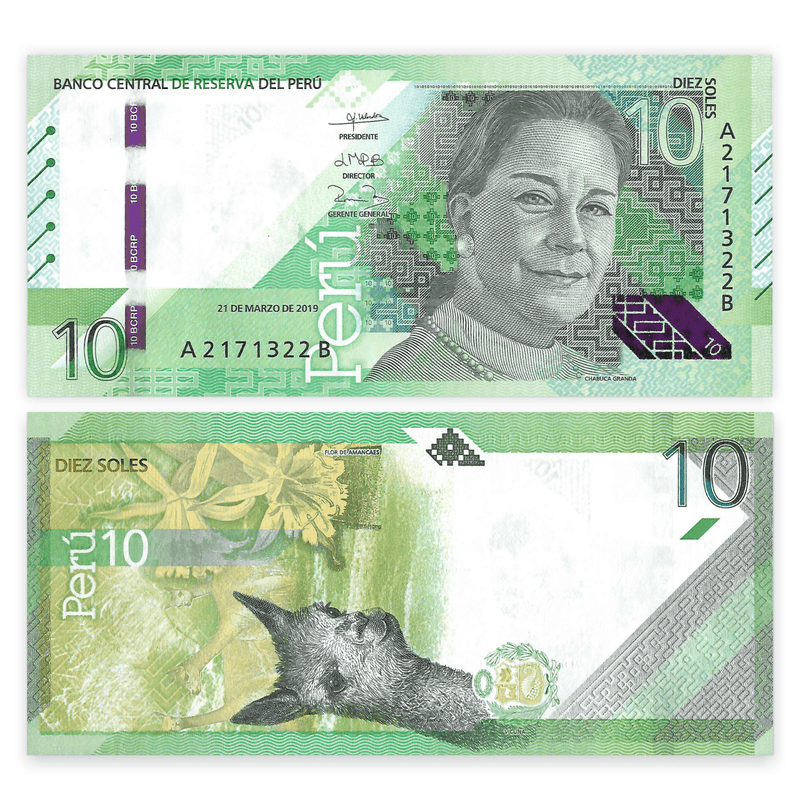 Peru Banknote / Uncirculated Peru 2019 10 Soles | P-NEW