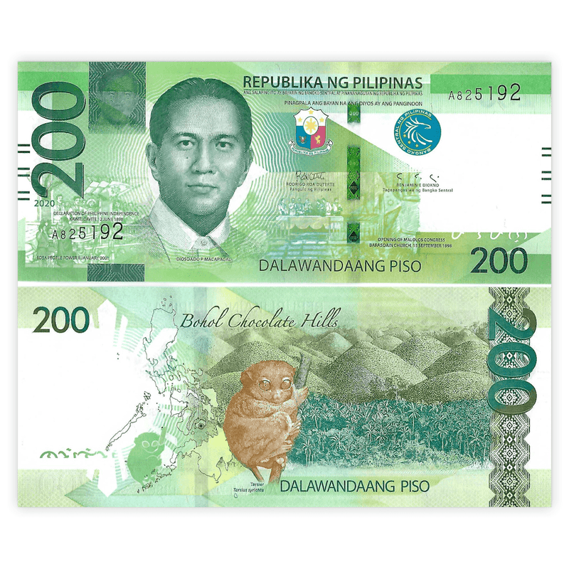 Philippines Banknotes / Uncirculated Philippines Set of 3 Pcs 50-100-200 Piso