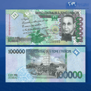 Sao Tome Banknotes / Uncirculated São Tomé Príncipe Set 5 Pcs 5.000-100.000 Dobras 2013 | P-65-66-67-68-69