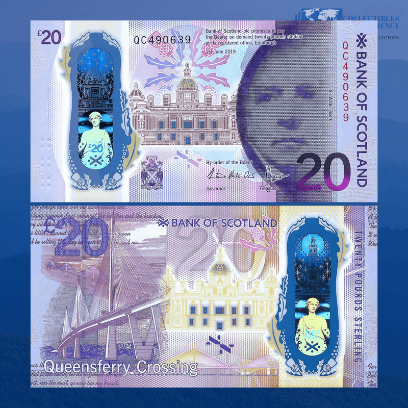 Scotland Banknote / Uncirculated Scotland 2019(2020) 20 Pounds Commemorative | P-W134