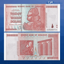 Zimbabwe Banknotes / Uncirculated Set of 4 Pcs Zimbabwe Trillion Banknotes 2008 Series AA ( Uncirculated )