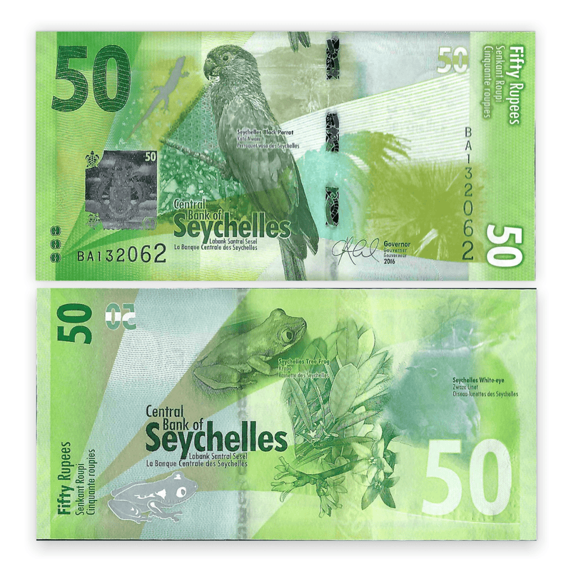 Seychelles Banknote / Uncirculated Seychelles 2016 50 Rupees | P-49
