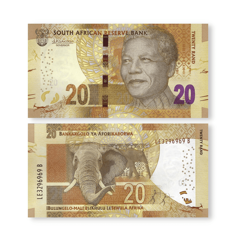 South Africa Banknote / Uncirculated South Africa 2015 20 Rands | P-139b