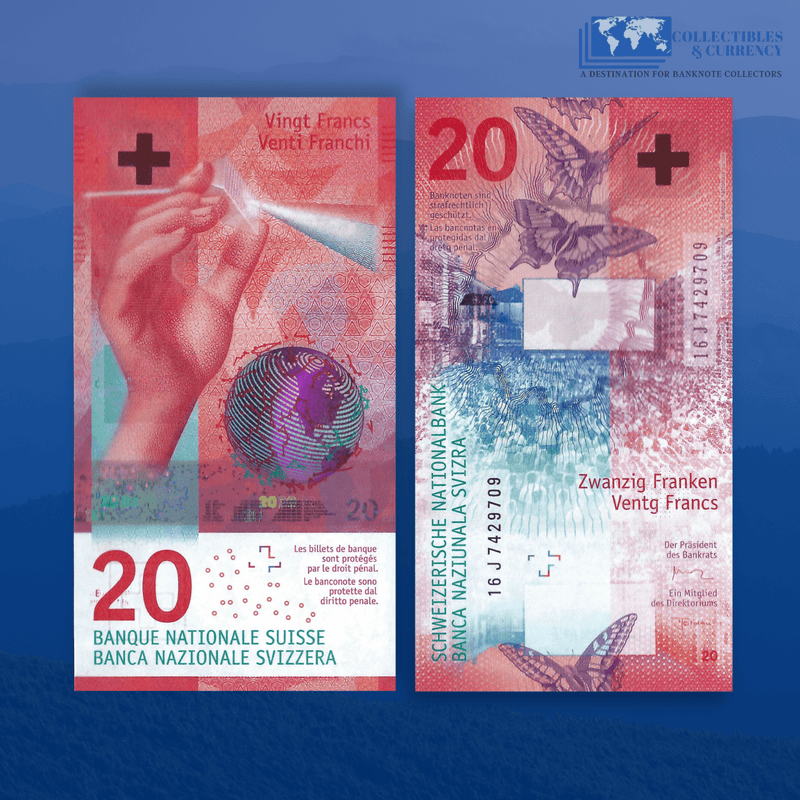 Switzerland Banknote / Uncirculated Switzerland 2017 20 Francs | P-76a