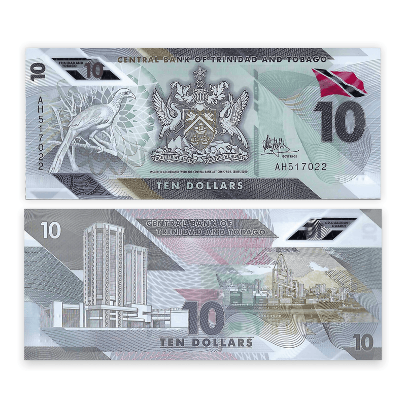 Trinida and Tobago Banknote / Uncirculated Trinidad and Tobago 2020 10 Dollars | P-New