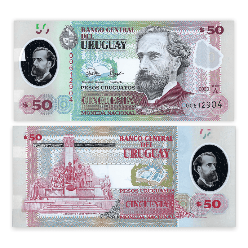 Uruguay Banknote / Uncirculated Uruguay 2020 50 Pesos | P-New
