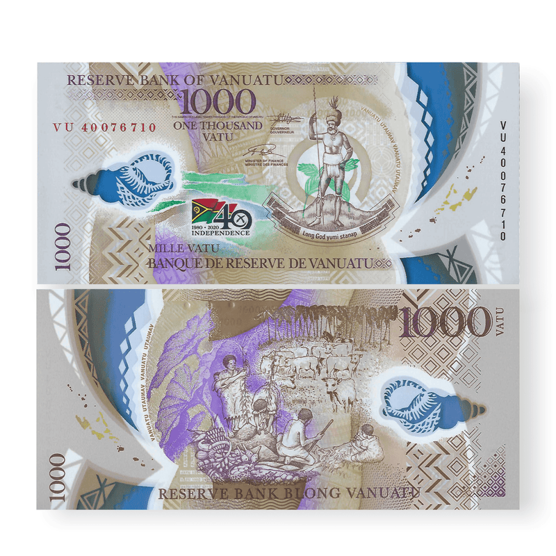 Vanuatu Banknote / Uncirculated Vanuatu 2020 1000 Vatu Commemorative | P-New
