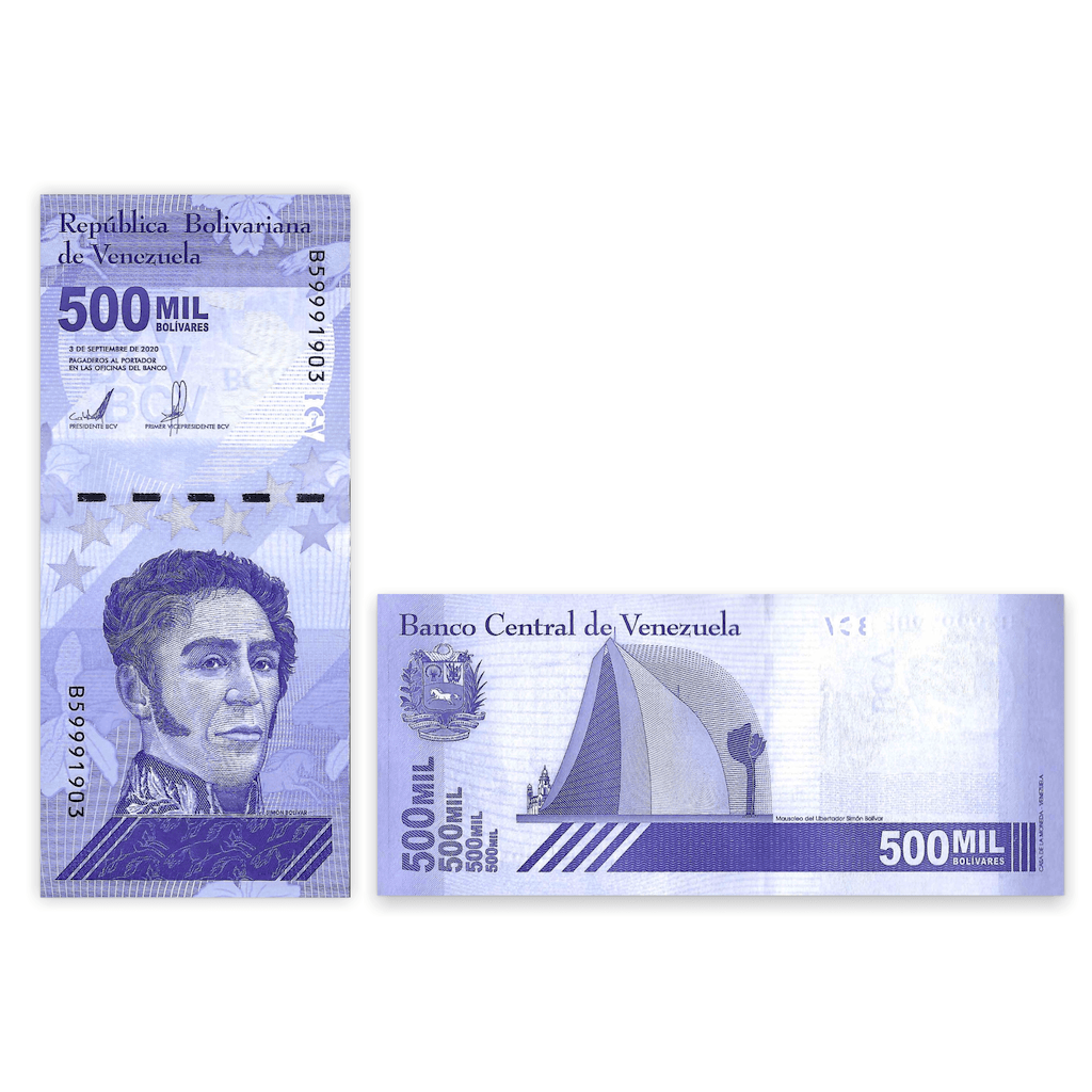 thumbnail image 2 of Venezuela 1 Million Bolivar Soberano Banknotes – 500 Pcs Brick (2020, Circulated) 2 of 4