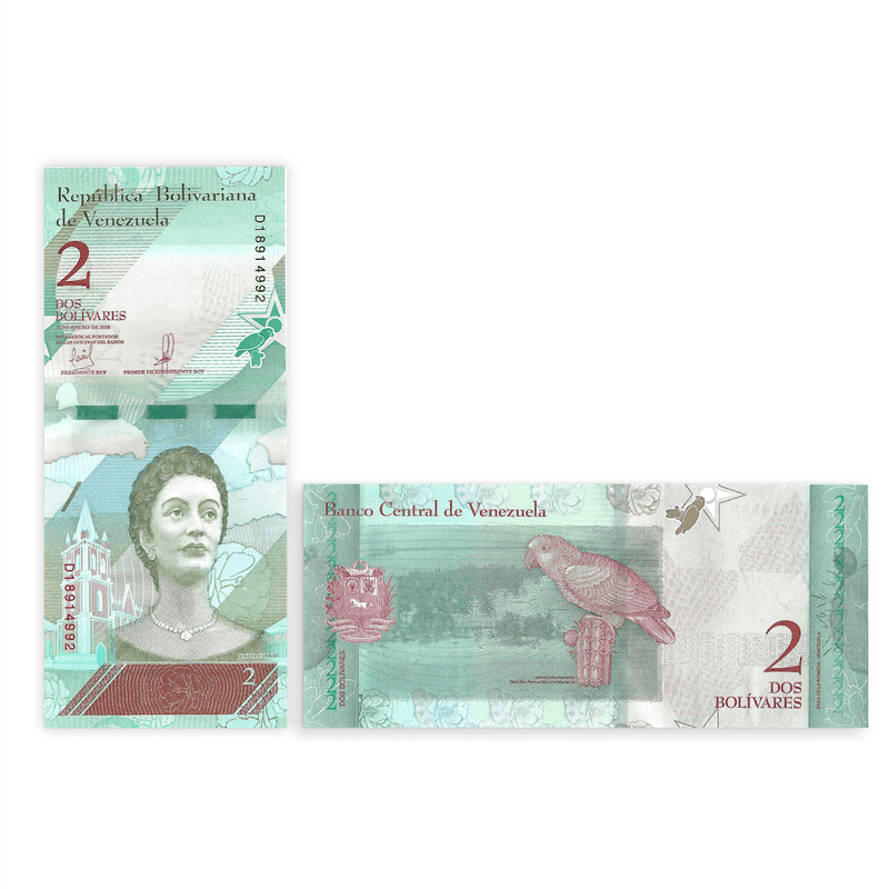 Venezuela Banknotes / Uncirculated Venezuela Set of 8 Pcs 2-5-10-20-50-100-200-500 Bolivares Soberano 2018