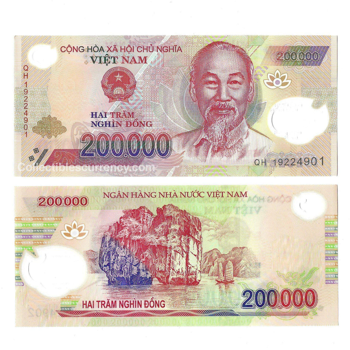 Vietnamese 200000 Dong Uncirculated Condition | Vietnam Banknotes 200000 VND