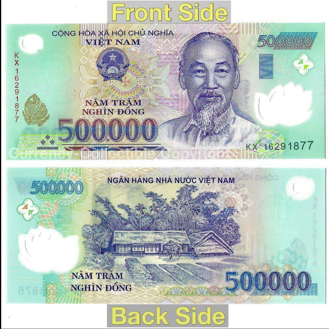 Buy Vietnamese 500 000 Dong - 500000 VND Vietnam Banknotes Collectibles